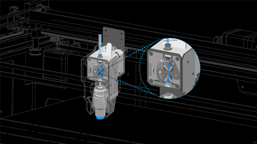 Drukarka 3D BCN3D OMEGA I60 System wytłaczania