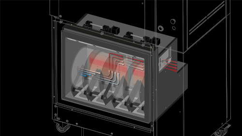 Drukarka 3D BCN3D OMEGA I60 Material Operations System (MOS)