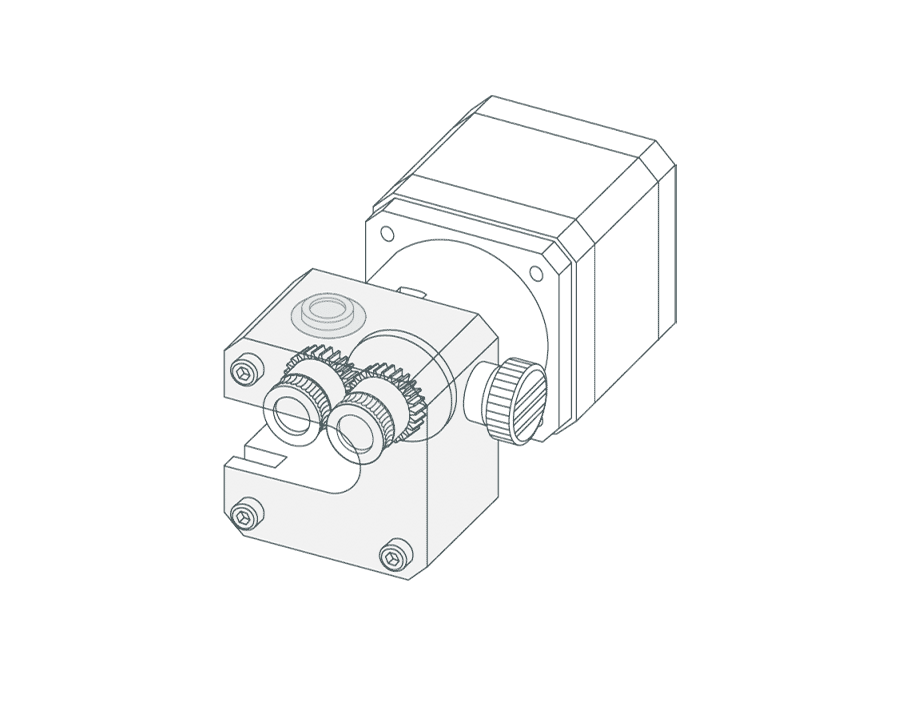 Drukarka 3D Sigma R19 Ekstruder Bondtech